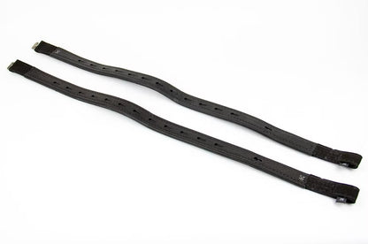 WOW T-Bar Stirrup Leathers - Black 28’’